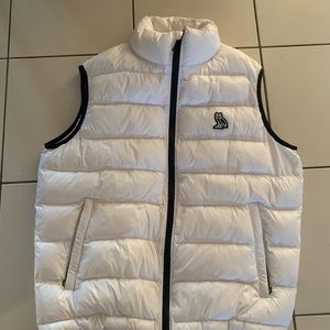 OVO MENS VEST WHITE SIZE LARGE